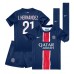 Paris Saint-Germain Lucas Hernandez #21 Hjemmedraktsett Barn 2024-25 Korte ermer (+ Korte bukser)